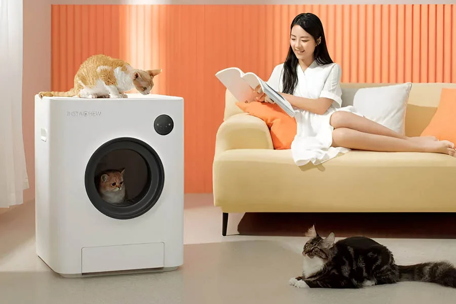 automatic cat litter cleaner